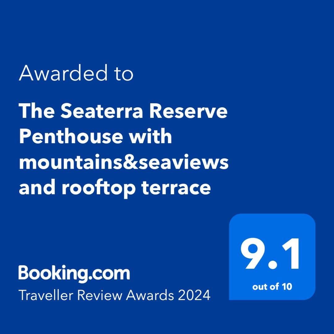 The Seaterra Reserve Penthouse With Mountains&Seaviews And Rooftop Terrace Akanthou Exterior photo